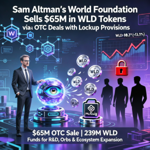 World Foundation通过场外交易出售6500万美元WLD代币,锁定条款确保长期发展