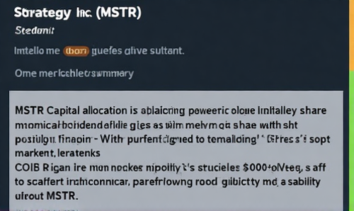 MSTR:为提升流动性和稳定性,Stretch股息频率或将翻倍