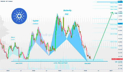 Cardano：谐波模式揭示潜在大牛市