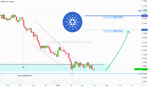 Cardano（ADAUSDT）10倍杠杆长线交易，潜在收益达3270%
