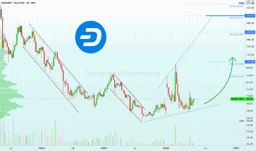 Dash长期增长与波浪分析：新历史高点可期