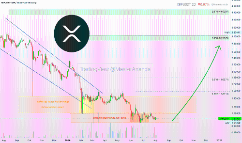 XRP现10倍做多良机,潜在收益高达2020%?分析师称当前为最佳入场点